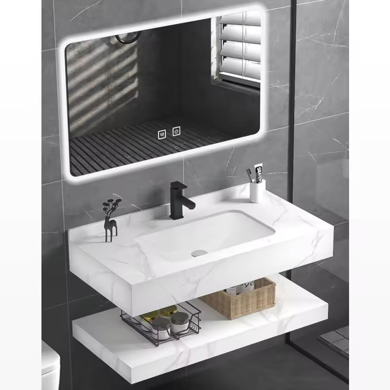 لیڈ آئینہ باتھ روم سنک کابینہ
